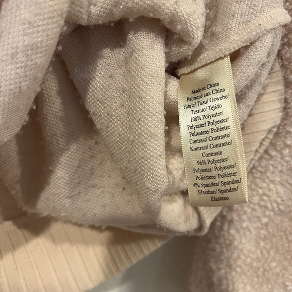 Anthropologie Porridge Brynne Cream Sherpa Fuzzy Pullover Sweater - Picture 2 of 4